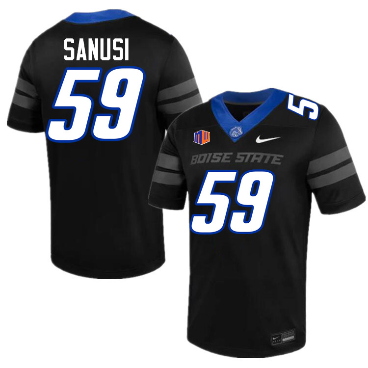 Lopez Sanusi Jersey, Boise State Broncos College Football Jersey College Uniforms-Black